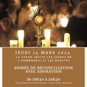Les annonces paroissiales – semaine du 4 mars 2024