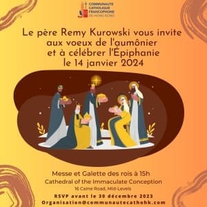 Les annonces paroissiales  – semaine du 11 décembre 2023