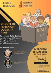 Les annonces paroissiales  – semaine du 1er mai 2023