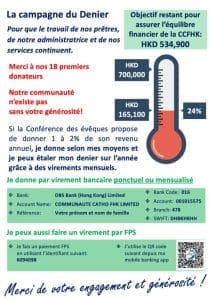Les annonces paroissiales – semaine du 20 mars 2023