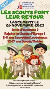 Les annonces paroissiales  – semaine du 20 novembre 2023