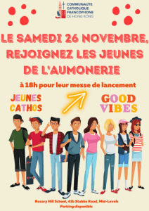Les annonces paroissiales  – semaine du 21 novembre