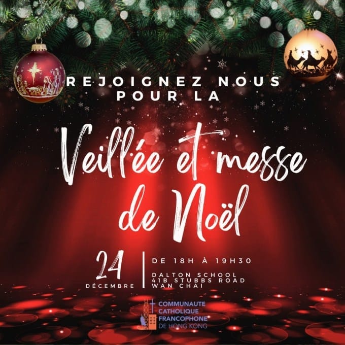 Les annonces paroissiales – semaine du 23  décembre 2024