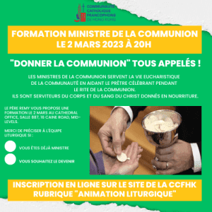 Les annonces paroissiales  – semaine du 27 février 2023