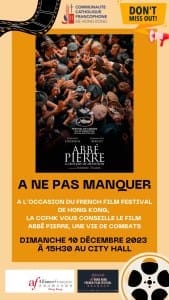 Les annonces paroissiales  – semaine du 4 décembre 2023