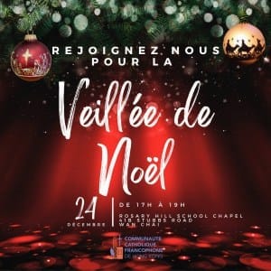 Les annonces paroissiales  – semaine du 4 décembre 2023