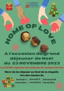 Les annonces paroissiales – semaine du 30 octobre 2023