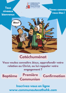Les annonces paroissiales  – semaine du 7 novembre