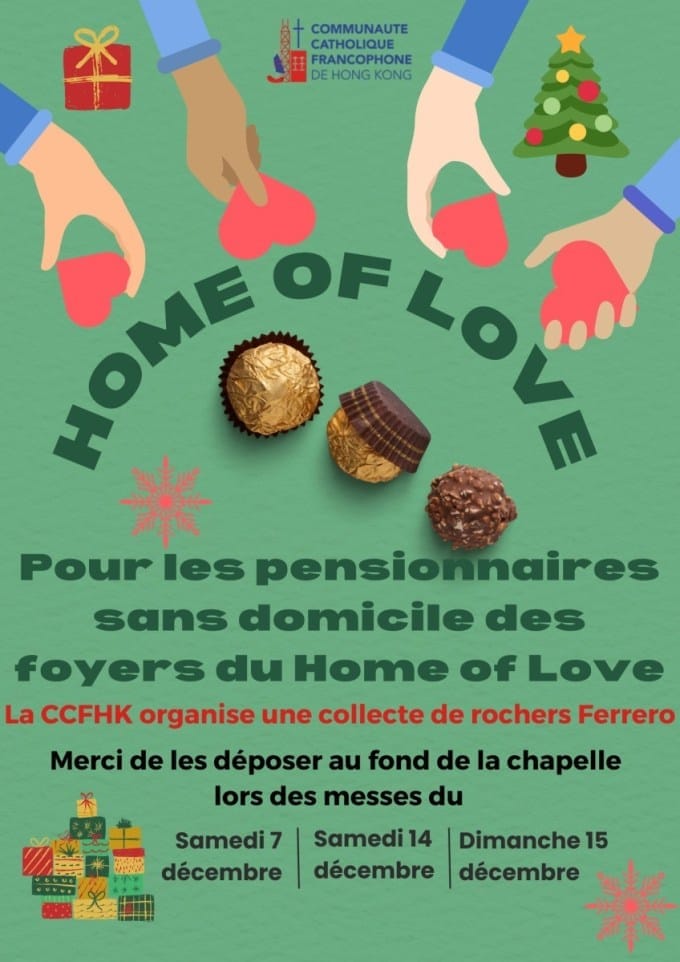 Les annonces paroissiales – semaine du 2  décembre 2024
