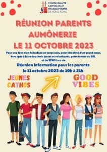 Les annonces paroissiales – semaine du 9 octobre 2023