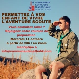 Les annonces paroissiales – semaine du 9 octobre 2023