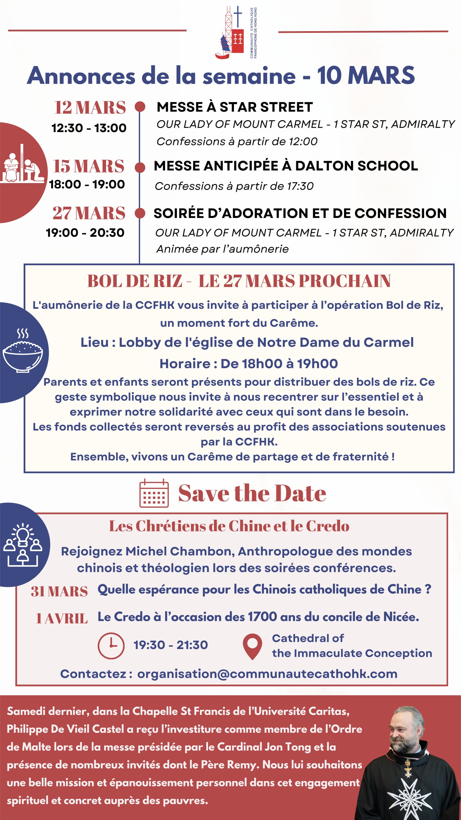 Mardi infos  – semaine du 10 mars 2025
