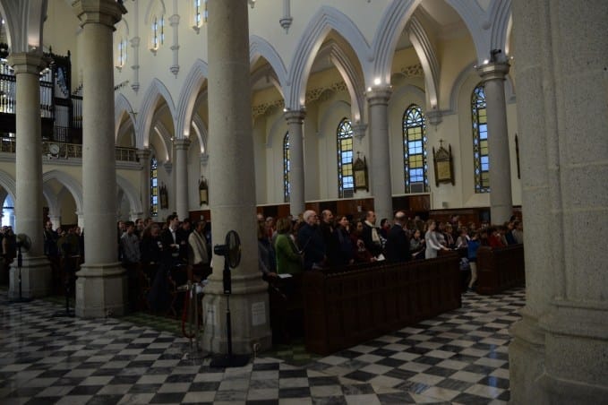 Messe à la cathédrale et voeux du père Rémy