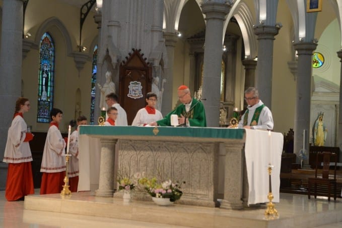 Messe à la cathédrale et voeux du père Rémy