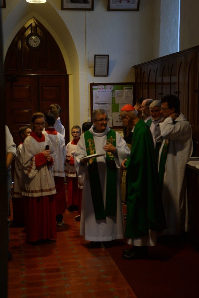 Messe à la cathédrale et voeux du père Rémy