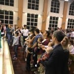 Présentation des enfants préparés au baptême