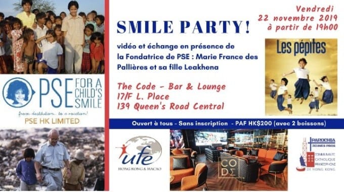 SMILE PARTY, un événement conjoint Parochia et UEFE le 22 novembre
